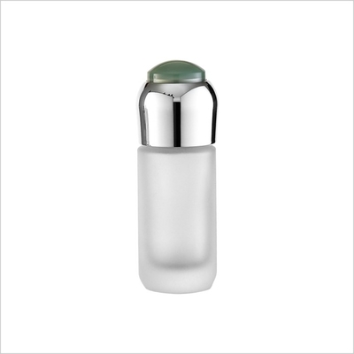 Thick Bottom 30ml Glass Dropper Bottle Essential Oil Packaging Frosted Dropper Bottles Push Button Cap