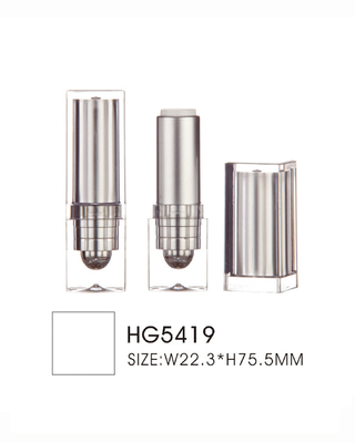 Thick Wall Lipstick Tube Case Square Refillable lipstick tube packaging 12.1mm 12.7mm Cup