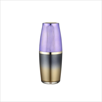 Luxury Green Cosmetic Lotion Bottle Empty Lotion Containers With Plastic Cap