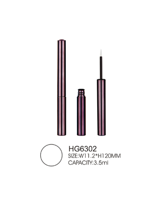 3.5ml Slim Round Empty Eyeliner Tubes Liquid Empty Eyelash Serum Bottles With Brush 5ml