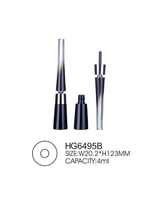 Luxury 4ml Empty Liquid Eyeliner Bottle Gradient Painting Color Empty Eyelash Tube Adjustable Cap