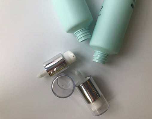 Eco Friendly Soft Empty Lotion Squeeze Bottles Empty Cosmetic Squeeze Tubes With Airless Pump
