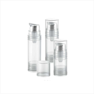 5ml 10ml 15ml Round Single Wall Cosmetic Airless Pump PP Bottle For Lotion Essence And Cream