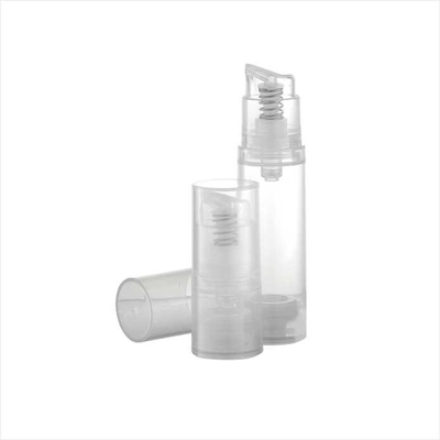 3ml 5ml 10ml 15ml Round Single wall cosmetic airless pump PP bottle for travel set