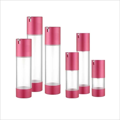 Slim SAN Empty Foundation Bottle With Pump 15ml 25ml 30ml 40ml 50ml 60ml 80ml 100ml