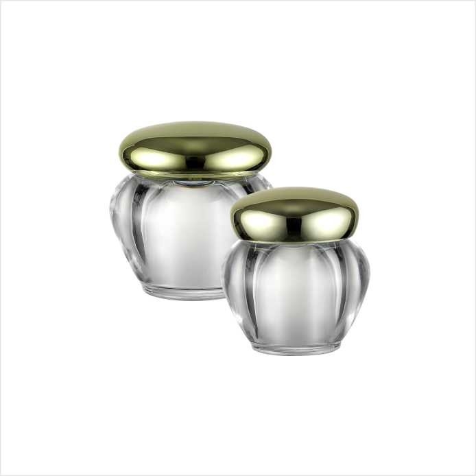 New products luxury cosmetic25g 50g plastic cream jar for skin care cream